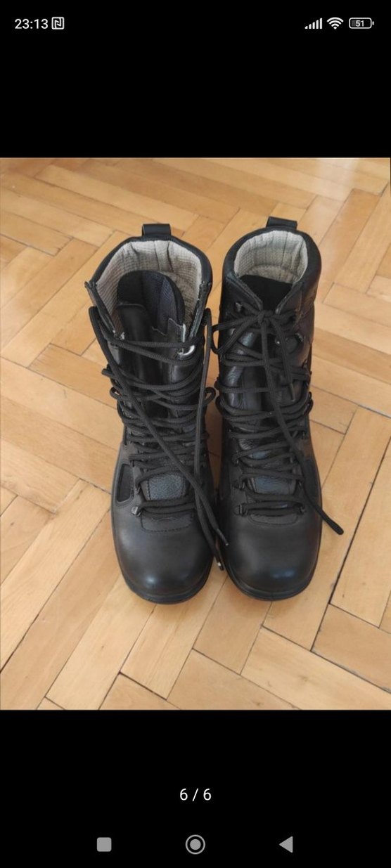 Siyah Kamuflaj Desenli Erkek Kauçuk Bot - Görsel 5