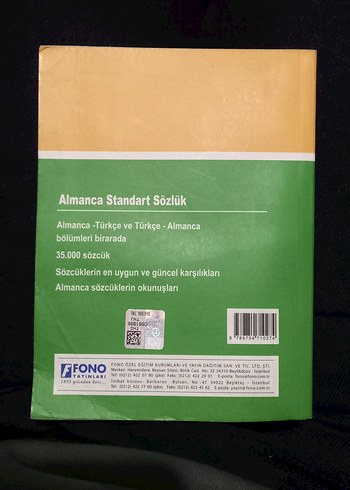 Fono Almanca-Türkçe Standart Sözlük - Görsel 2