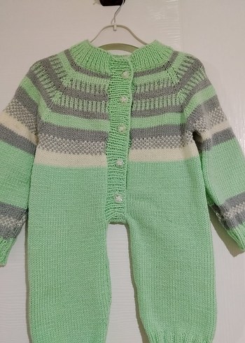 Kız Bebek Örgü Beyaz Bağcıklı Patik - Görsel 5