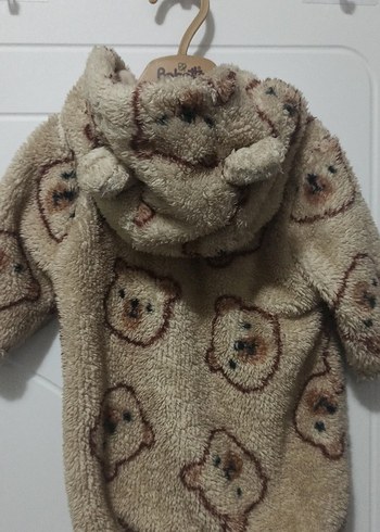 Peluş Polar Welsoft Bebek Tulumu Dış Giyim - Görsel 3