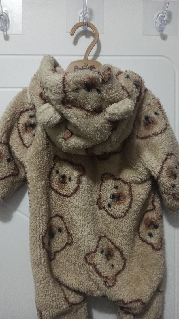 Peluş Polar Welsoft Bebek Tulumu Dış Giyim - Görsel 3