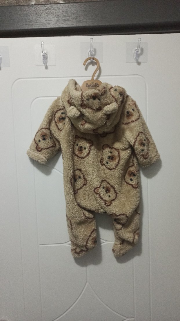 Peluş Polar Welsoft Bebek Tulumu Dış Giyim - Görsel 2