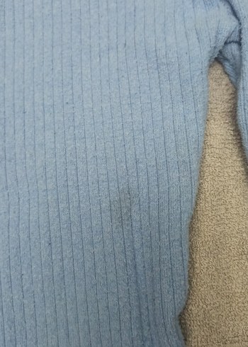 Kız Çocuk Mavi Triko Tayt 55cm - Görsel 3