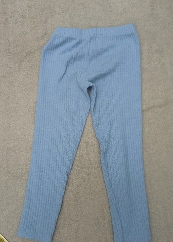 Kız Çocuk Mavi Triko Tayt 55cm - Görsel 2