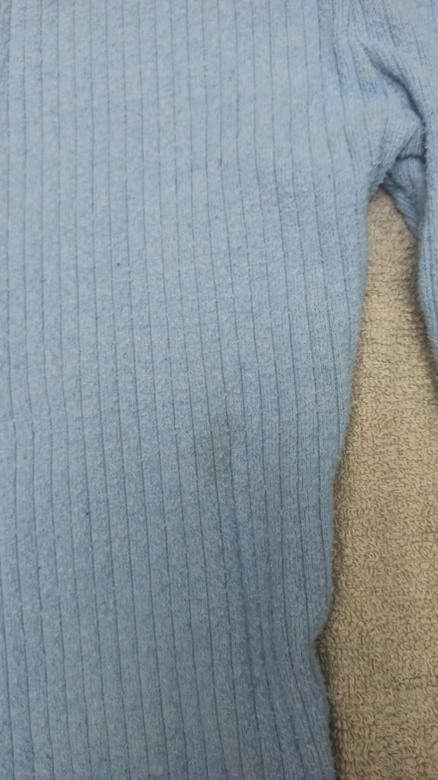 Kız Çocuk Mavi Triko Tayt 55cm - Görsel 3