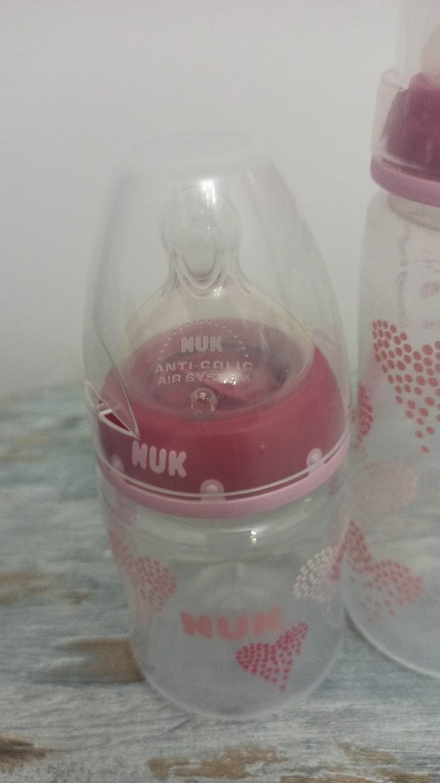 NUK Isı Göstergeli Pembe Bebek Biberon Seti - Görsel 3