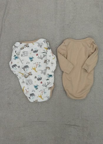 Uzun Kollu Erkek Bebek Body Seti 12 aylik - Görsel 2