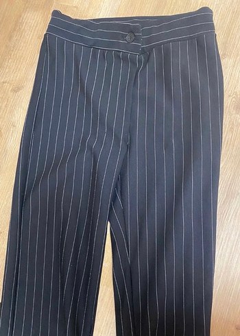 Çizgili Kadın Kumaş Pantolon - Görsel 3