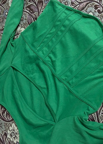 Yeşil Uzun Kollu Kadın Bluz - Görsel 2
