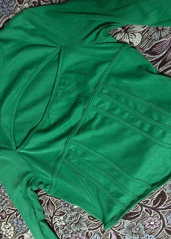 Yeşil Uzun Kollu Kadın Bluz - Görsel 3