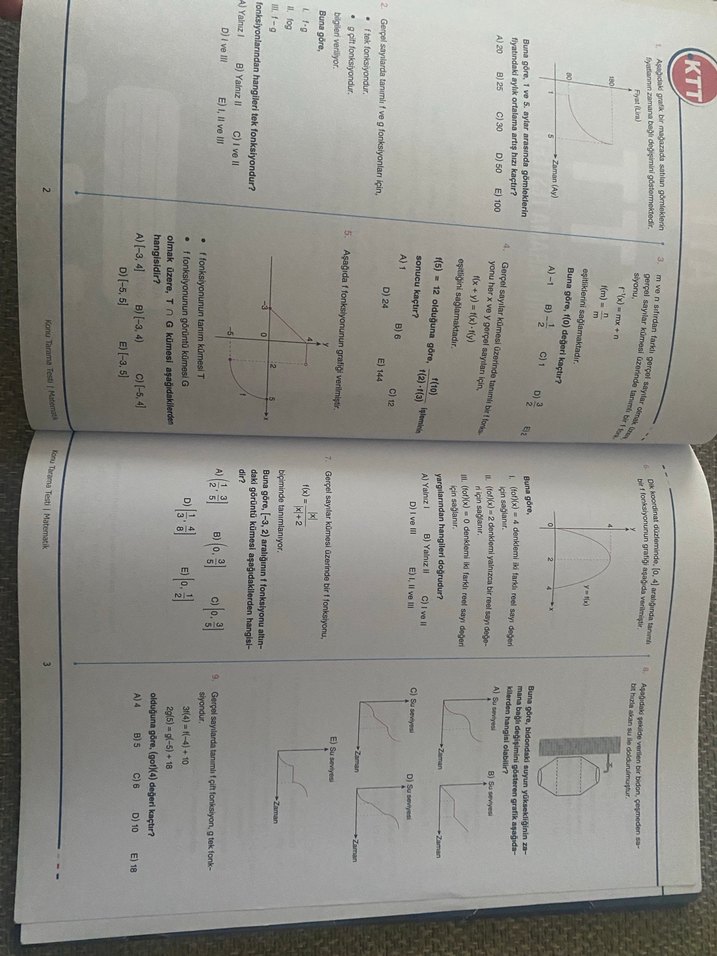 AYT Matematik KTT Konu Tarama Testleri Kitabı - Görsel 3