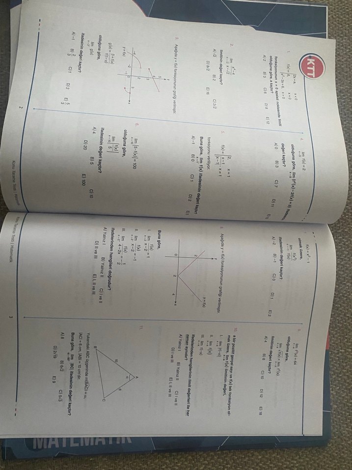 AYT Matematik KTT Konu Tarama Testleri Kitabı - Görsel 4