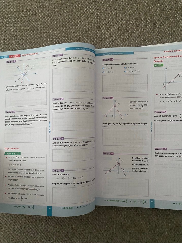 Matematik Analitik Geometri Sınav Kitabı - Görsel 2