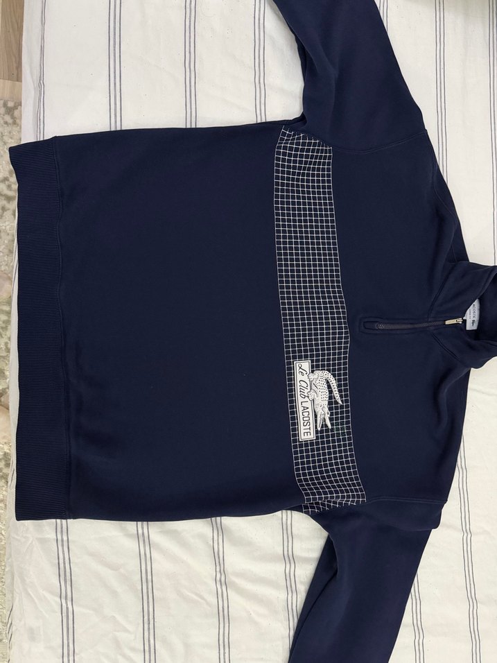 LACOSTE  Fermuarlı Yarım Boğazlı Sweatshirt - Görsel 2