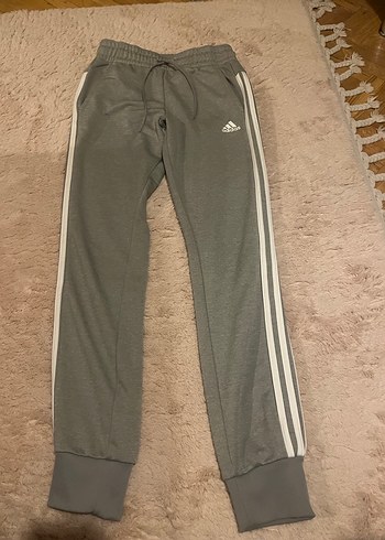 Adidas Gri Bol Kesim Spor Eşofman - Görsel 4