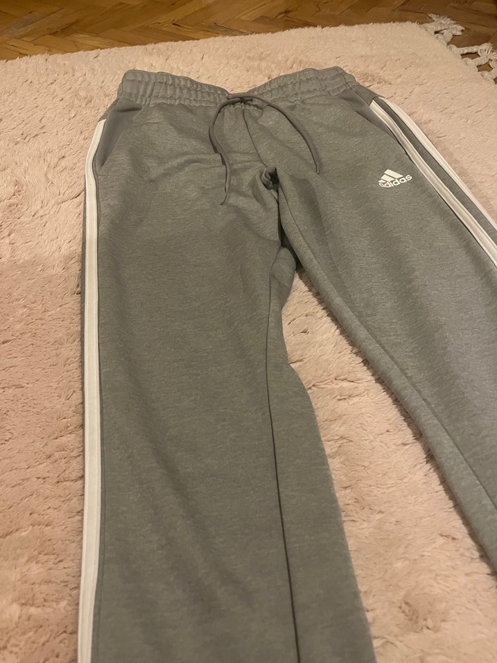 Adidas Gri Bol Kesim Spor Eşofman - Görsel 3