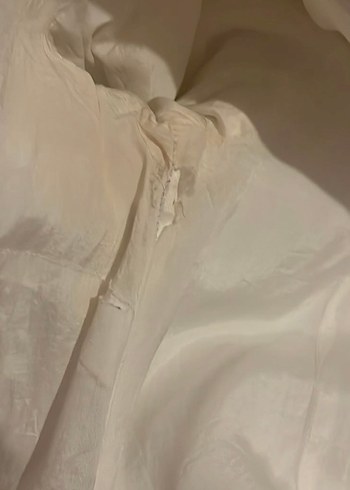 Düğmeli Beyaz Kadın Blazer Ceket - Görsel 6