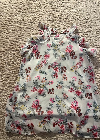 Çiçek Desenli Bohem Kız çocuk 13 14 yaş - Görsel 6