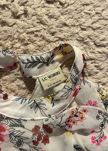 Çiçek Desenli Bohem Kız çocuk 13 14 yaş - Görsel 2