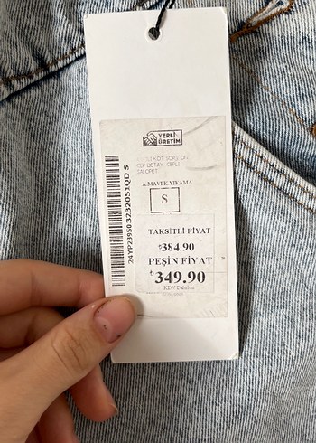 Gri Kot Kadın Kısa Salopet - Görsel 2