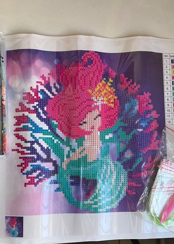 Elmas Boyama Seti Denizkızı - Görsel 2