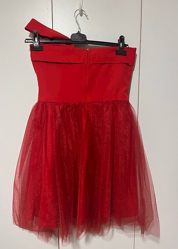 Kırmız Abiye Elbise Mezuniyet - Görsel 3