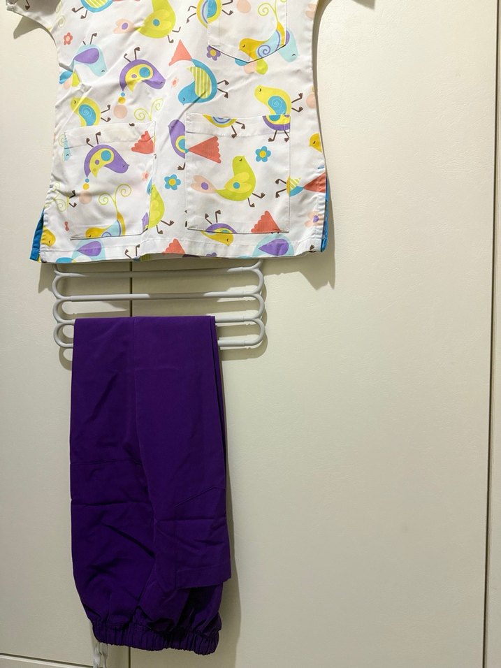 Renkli Desenli Hemşire alpaka kumaş - Görsel 5