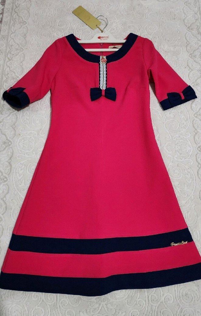 Fuşya Elbise Yeni Etiketli. - Görsel 4