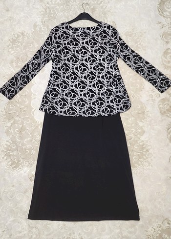 Siyah Kadın Abiye Elbise.S/M Beden - Görsel 3