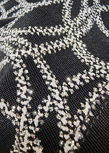 Siyah Kadın Abiye Elbise.S/M Beden - Görsel 5