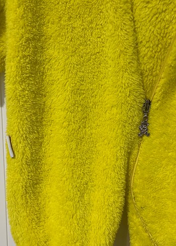 Sarı Bebek Peluş Tulum Ayıcık Detaylı - Görsel 2