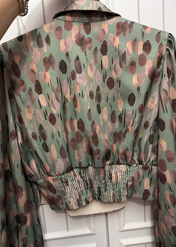 Şık Saten Gömlek - Görsel 7