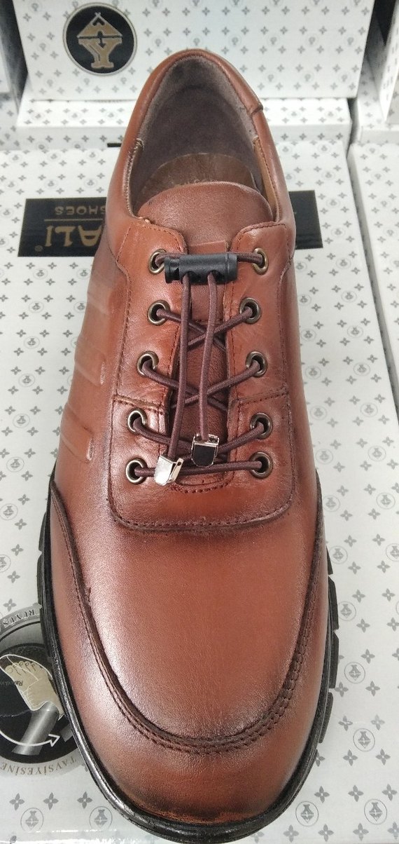 Klasik Erkek Hakiki Deri Biker Ayakkabı - Görsel 2