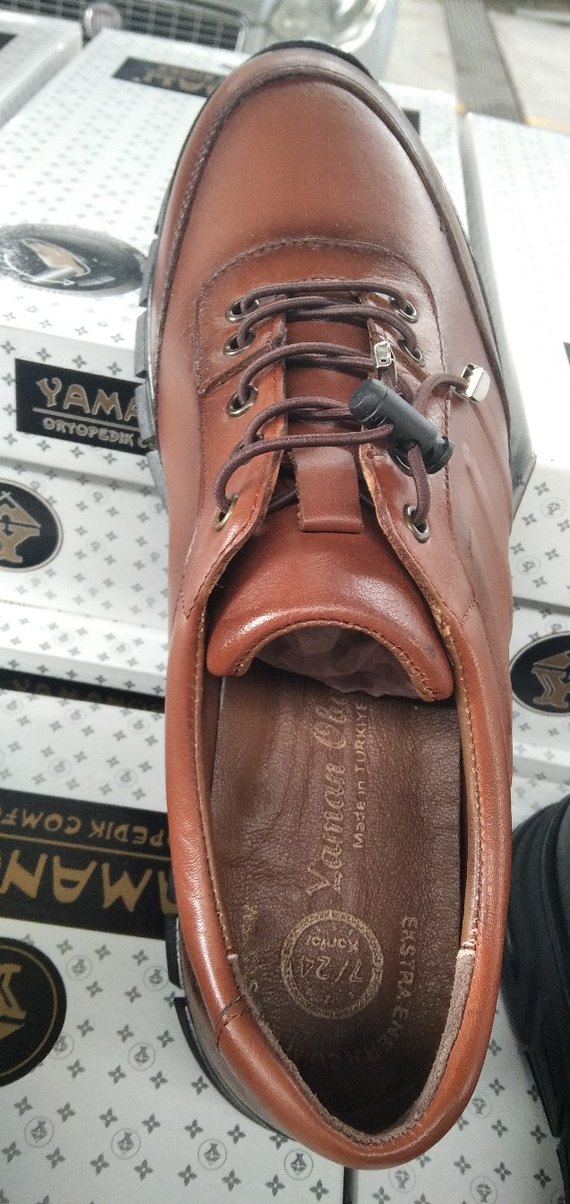 Klasik Erkek Hakiki Deri Biker Ayakkabı - Görsel 4