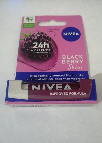 Nivea Black Berry Shine Dudak Bakım Balmı - Görsel 2