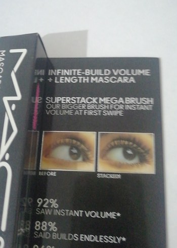 MAC Stack Siyah Maskara - Görsel 5