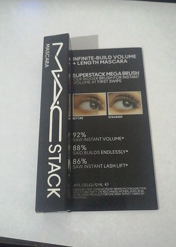 MAC Stack Siyah Maskara - Görsel 4