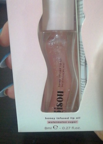 Gisou Honey Infused Pastel Pembe Dudak Yağı - Görsel 5