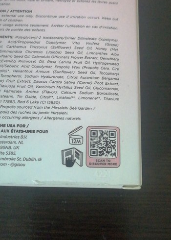 Gisou Honey Infused Pastel Pembe Dudak Yağı - Görsel 3