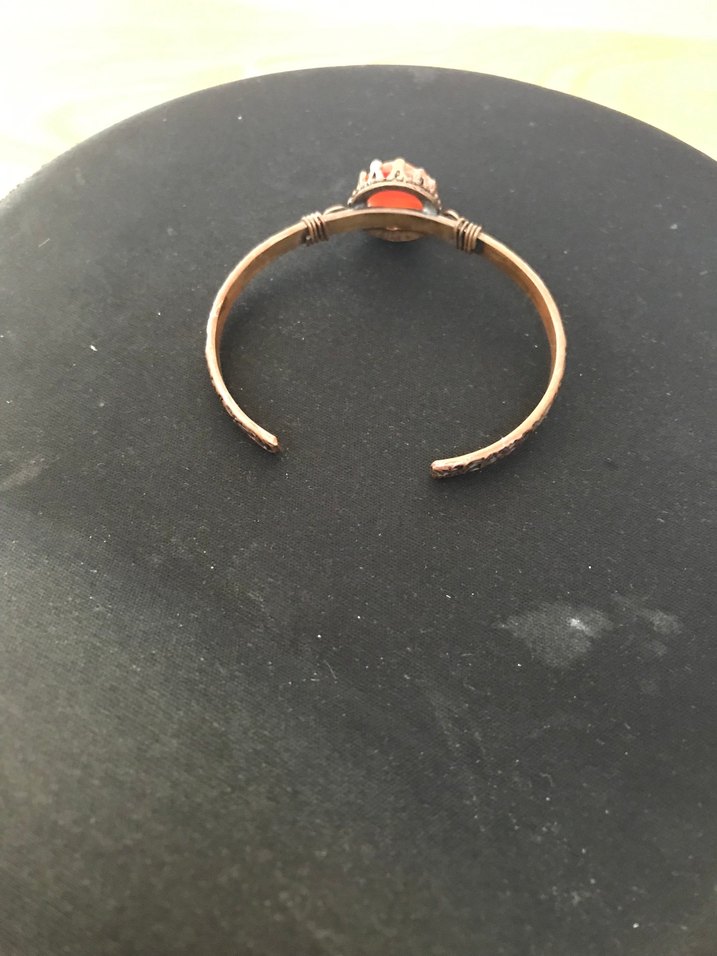 Turuncu Taşlı Bileklik - Görsel 3