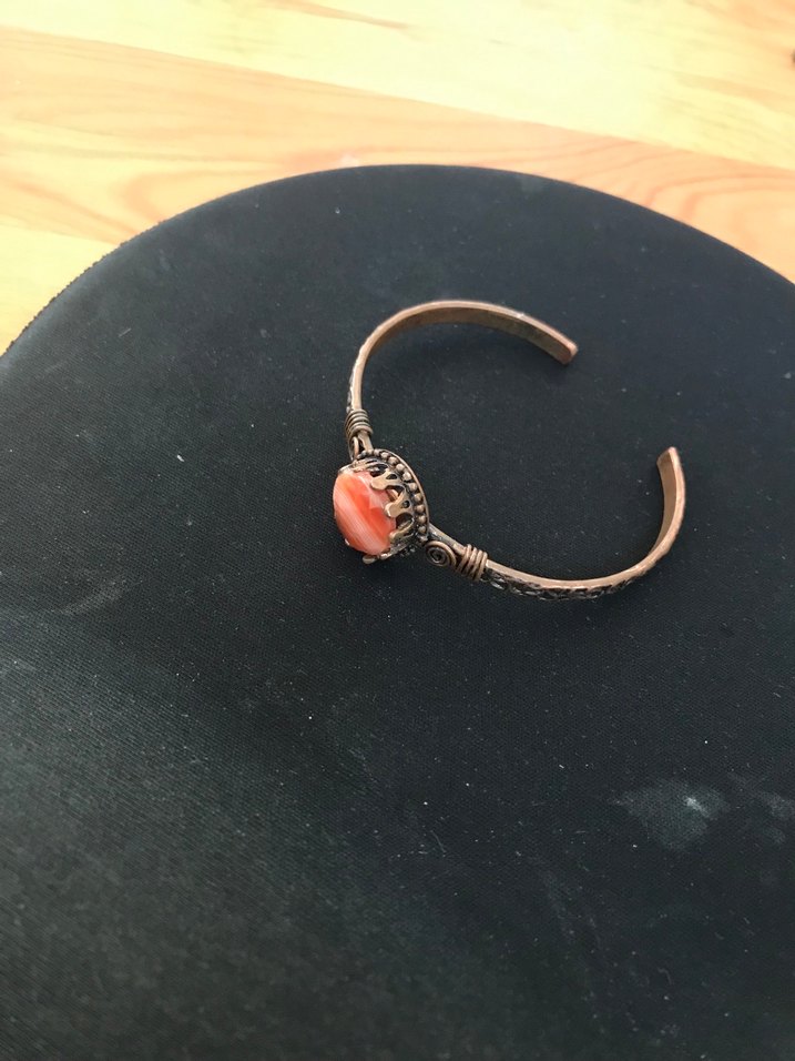 Turuncu Taşlı Bileklik - Görsel 2