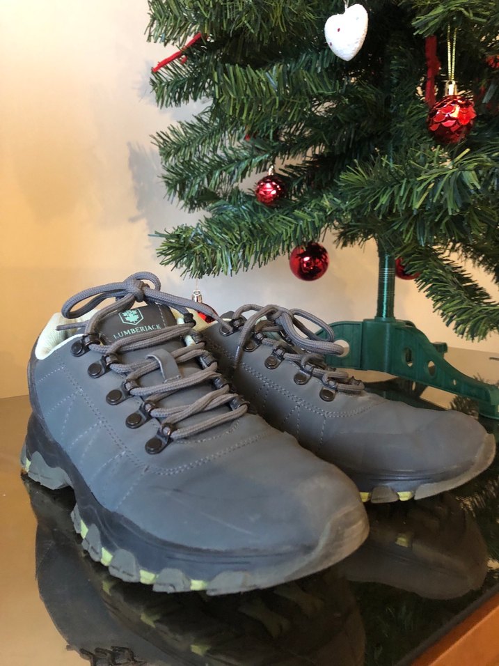 Gri Bağcıklı Kadın Spor Outdoor Ayakkabı - Görsel 3