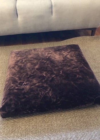 4 adet Koyu Kahverengi Yumuşak minder - Görsel 3