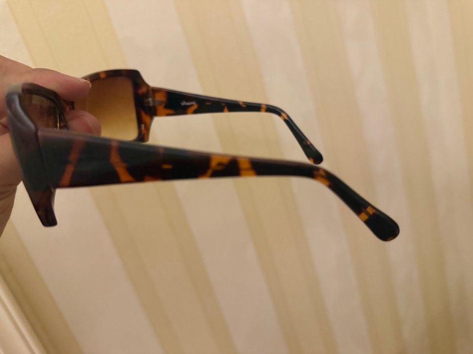 Kahverengi Kemer Detaylı Kadın Güneş Gözlüğü - Görsel 2