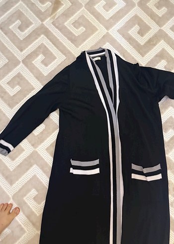 Siyah Uzun Kollu Kadın Spor Hırka - Görsel 3