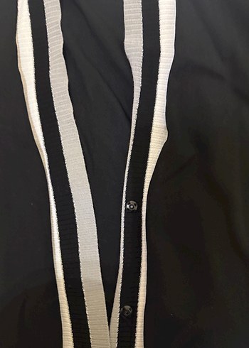 Siyah Uzun Kollu Kadın Spor Hırka - Görsel 7