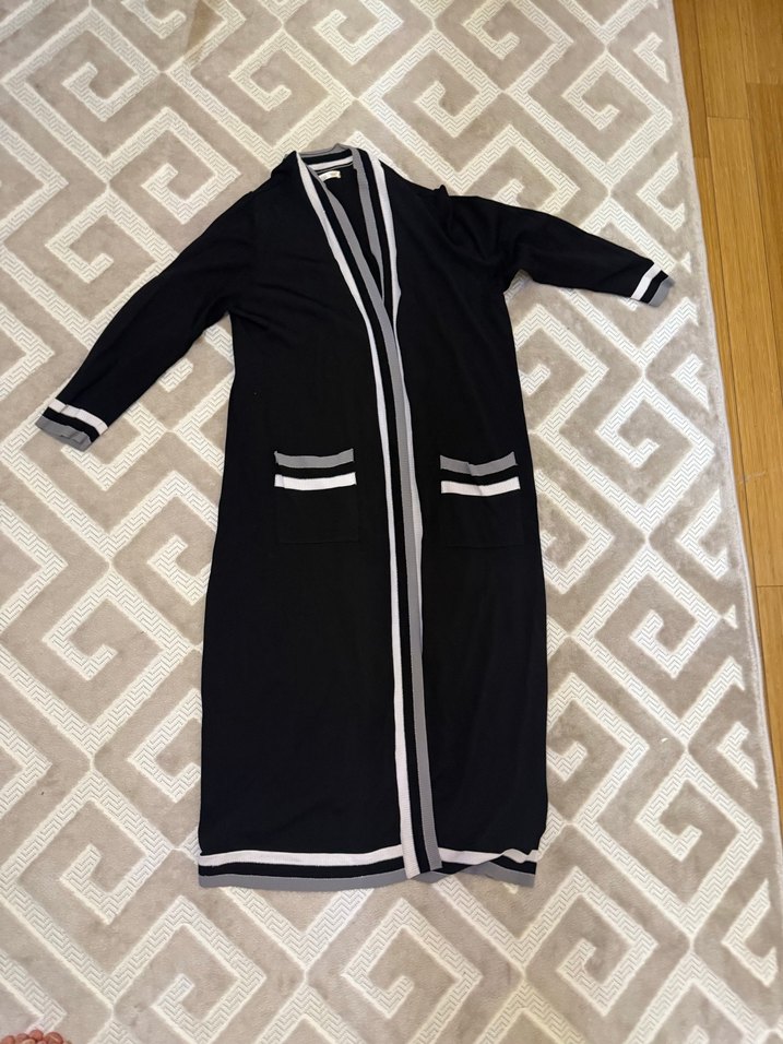 Siyah Uzun Kollu Kadın Spor Hırka - Görsel 5