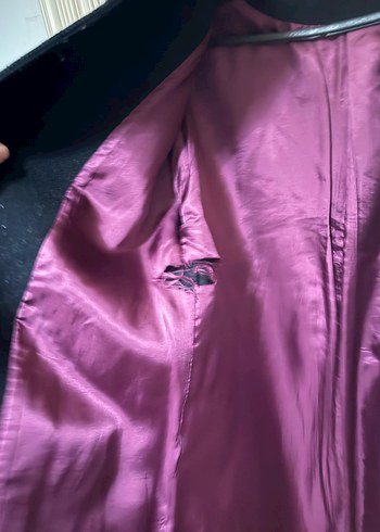 Kolu Kürklü Siyah Kaban ghisa 1 beden - Görsel 3