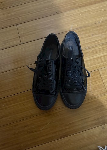 Calvin Klein spor ayakkabı siyah rugan 39 - Görsel 3