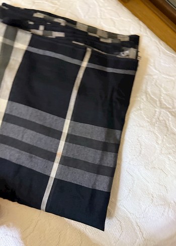 Kadın Gri Burberry desenli şal - Görsel 5